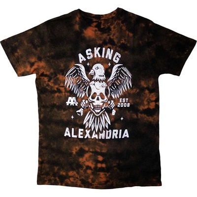 Asking Alexandria tričko Eagle Skull červené