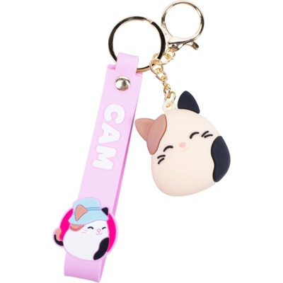 SQM-Fizz Squishmallows FIZZ Ключодържател - Котка Кам