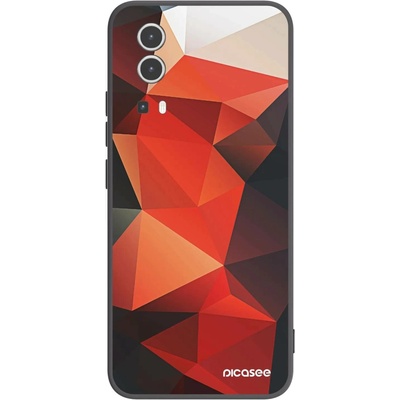 Pouzdro Picasee silikonové Vivo Y72 5G - Wallpaper 2 černé