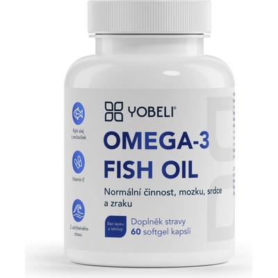 Yobeli Omega-3 rybí olej 60 kapsúl