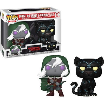 Funko Pop! 2 pack Dungeons And Dragons Drizzt Dourden & Guenhwyvar