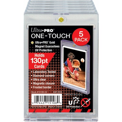 Ultra PRO One-touch magnetic holder 130PT UV 5-pack