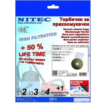 Image 1 of NITEC Торбички за прахосмукачки НИТЕК, код Т645