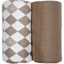 Lodger Swaddler Solid Matcha 2 ks 110 x 110 cm buffalo