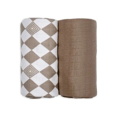 Lodger Swaddler Solid Matcha 2 ks 110 x 110 cm buffalo