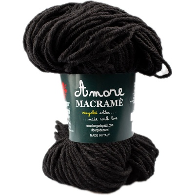 Borgo de' Pazzi Amore Cotton Macrame 76 Černá