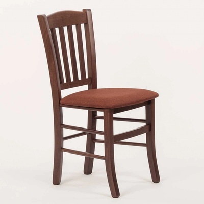 ITTC Stima Veneta s čalouněným sedákem Tmavě Hnědá / látka Lux bronzová 11