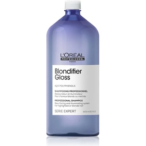 L'Oréal Serie Expert Blondifier успокояващ и регенериращ шампоан за изрусена коса, коса с кичури със студени руси нюанси 1500ml