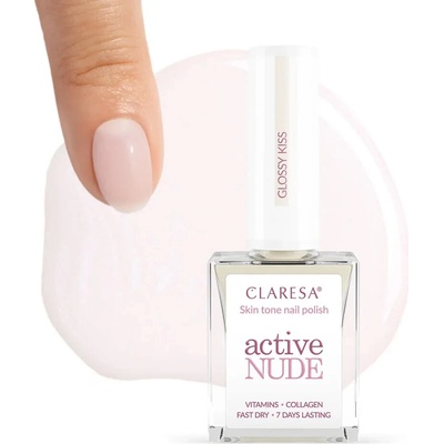 CLARESA Active Nude Glossy Kiss 9,5 ml