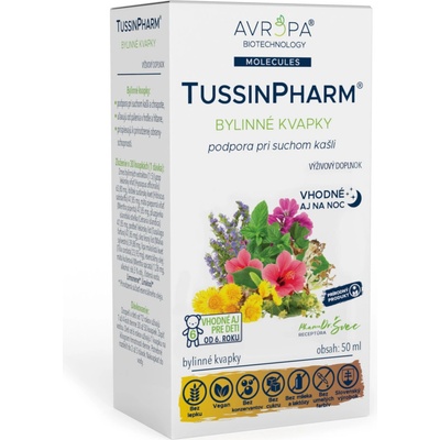 Avropa TussinPharm bylinné kvapky 50 ml