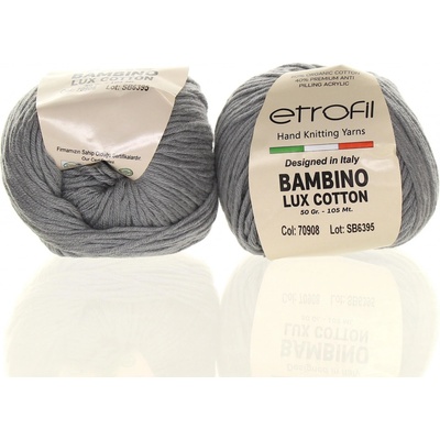Etrofil Lux Cotton šedá 70908