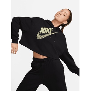 Nike Суитшърт w flc po crop dnc (dz4604-010)