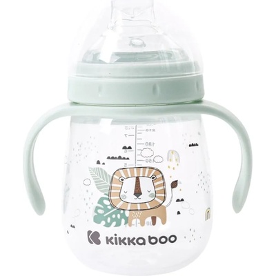 KikkaBoo Неразливаща чаша със силиконов накрайник KikkaBoo - Savanna, 240 ml, мента (31302030062)