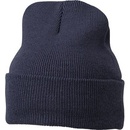 Myrtle Beach MB7500 Classic zimní čepice Tmavší tmavě modrá