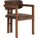 Kalune Design Кафяв трапезен стол с подлакътници Toscana - Kalune Design (266ARC1112)