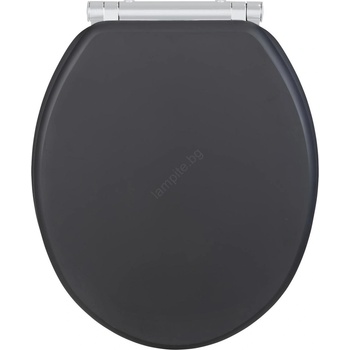 WENKO 25218100-WC тоалетно седало MORRA 35x42 cm антрацит/сребристо (WE0716)