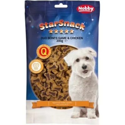 NOBBY Лакомство StarSnack Duo Bones Дивеч и пиле 200 гр 79779
