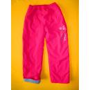 Arex zateplené šusťákové kalhoty s potiskem růžová