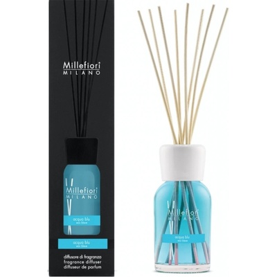 Millefiori Milano aroma difuzér s tyčinkami Acqua Blu Modrá voda 100 ml