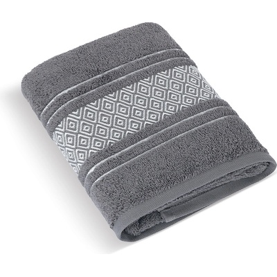 Brotex Froté uterák 50x100cm Mozaika 550g tmavo šedá