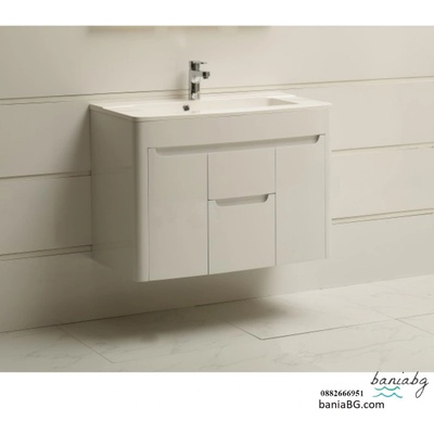 Inter Ceramic Долен конзолен pvc шкаф за баня icp 8562 САВАНА