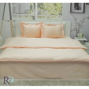 Image 1 of Roxyma Dream Единичен спален комплект едноцветен праскова памучен сатен