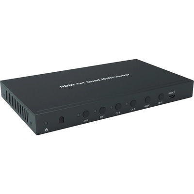EVOCONNECT HDMI Seamless Switch, Multiviewer 4x1 Evoconnect HDS-841MV2, 1080P@60Hz, 5 режима на дисплея, с дистанционно управление (HDCVT-HDS-841MV2)