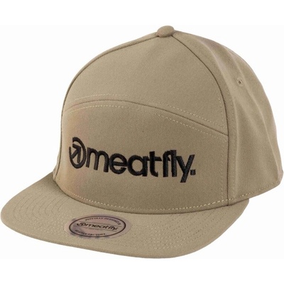 Meatfly Creeper 6 Panel Snapback khaki