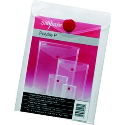 SNOPAKE Polyfile s drukem P A7, čiré