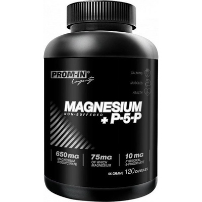 PROM-IN Magnesium + P5P 120 kapslí