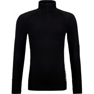 Ortovox Дамско мериносово термобельо Ortovox Women's 230 Competition Zip Neck Merino base layer - Black Raven (115-1531-0114)