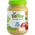 BioNino Био плодово пюре BioNino - Ябълки, 4 м+, 190 g (BN2133) - ozone