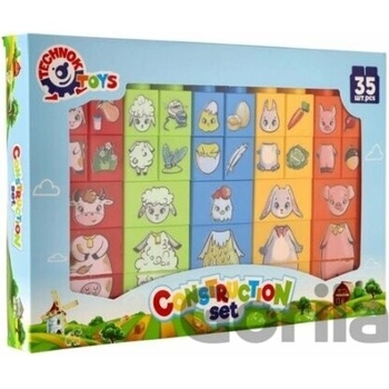 Teddies Stavebnice zvířátka