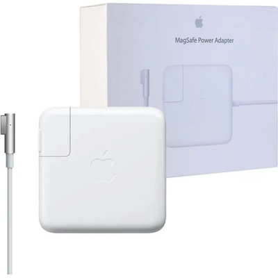 Apple Оригинално Зарядно за MacBook, APPLE 220v Magsafe 1 Charger A1374 45w, Бял (A1374/Mc747)