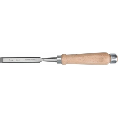 Dláto, drevená rukoväť, 14mm, dĺžka 275mm, CrV, EXTOL PREMIUM