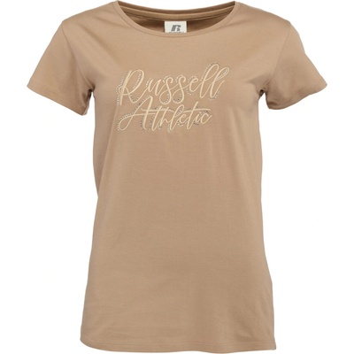 Russell Athletic Dámske tričko TEE SHIRT W béžová