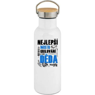 123TRIKO termoska Nejlepší mistr grilování je Děda 500 ml narozeniny