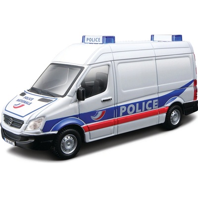 Bburago Mercedes Benz Sprinter biela BB18 32006W 1:50