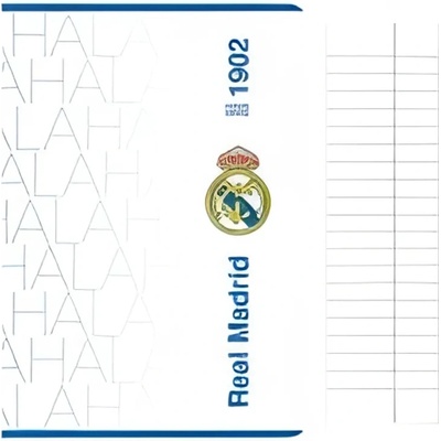 Real Madrid FC Školský zošit Real Madrid A5 linajkový modro biely