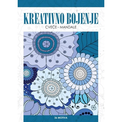 Optimum omaľovánka A4 36l Mandala Kvety