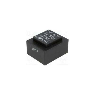 Transformátor zalévaný 7VA 230VAC 9V 9V 389mA 389mA PCB 250g