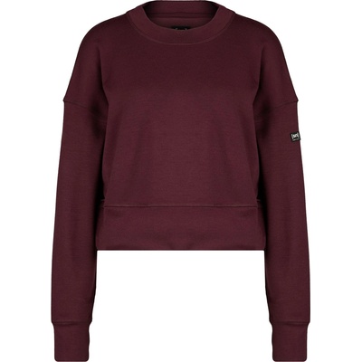 super. natural Дамски вълнен пуловер super. natural Women's Krissini Sweater Longsleeve - Wine Tasting (105-4023-0414)