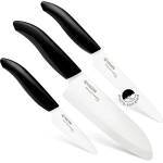 KYOCERA (Kyoto Ceramics - Япония) Комплект от 3 броя керамични ножове KYOCERA SET CHEF (Kyocera SET CHEF - 3PC KNIFE)