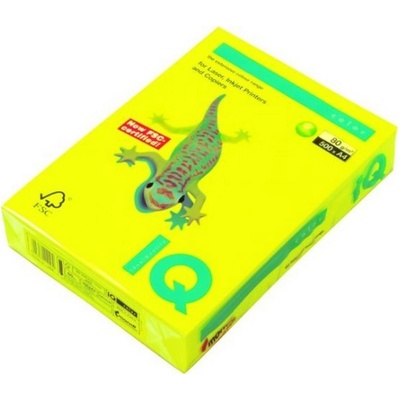 Kancelářský papír A4 IQ Neon NEON Neonově zelený 80 g 500l. Mondi