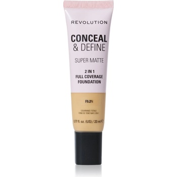 Makeup Revolution Conceal & Define матиращ фон дьо тен цвят F9.2N 23ml