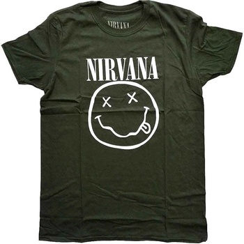 Nirvana White Happy Face Dark Green XL Риза (NIRVTS03MGR04)