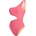 Speedo Бански костюм Speedo Women's Ty C Out One Piece Swimsuit - Light Pink