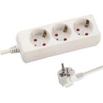 EUROLAMP РАЗКЛОНИТЕЛ 3 ГНЕЗДА, ДЕТСКА ЗАЩИТА, БЯЛ, 1.5М