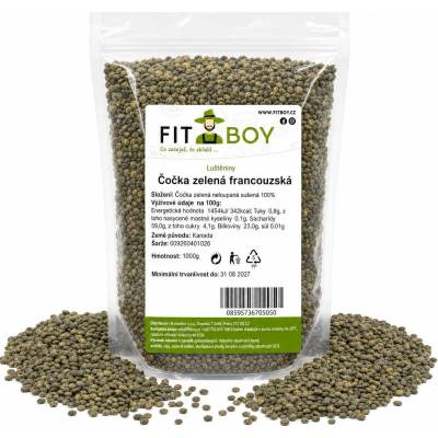Fitboy Čočka zelená francouzská 1 kg