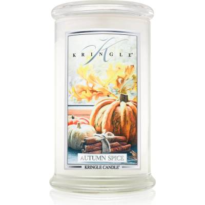Kringle Candle Autumn Spice ароматна свещ 624 гр